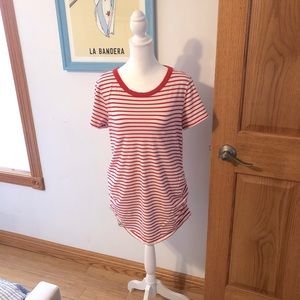 Cute Striped Maternity Tee Shirt